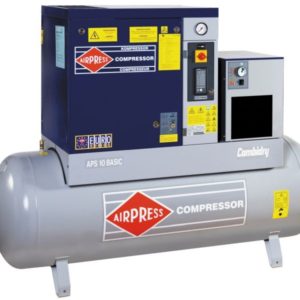 AIRPRESS 400V schroefcompressor combi dry APS 10 basic