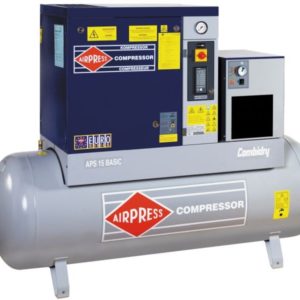 AIRPRESS 400V schroefcompressor combi dry APS 15 basic