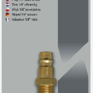 Airpress 4311535 - Insteeknippel Uitwendig 1/2"Euro