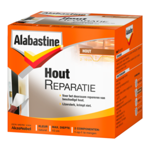 Alabastine Houtreparatieset - Pasta - Naturel - 500gr