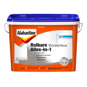 Alabastine Rolbare Voorstrijk Alles In 1 - Wit - 5L