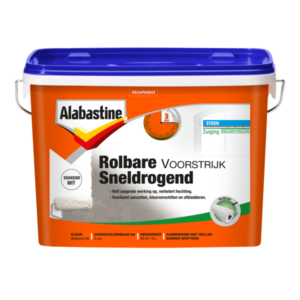 Alabastine Rolbare Voorstrijk Sneldrogend - Wit -5L