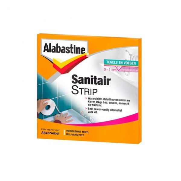 Alabastine Sanitairstrip Wit