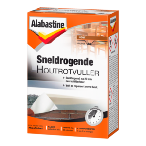 Alabastine Sneldrogende Houtrotvuller - Poeder - Wit - 465g