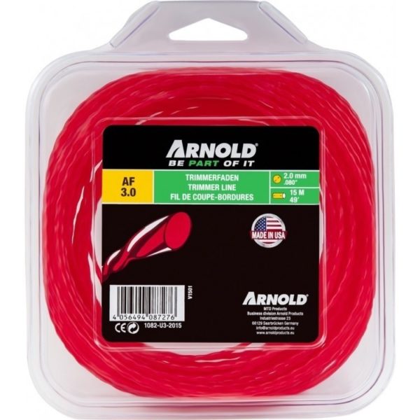 Arnold Trimmerdraad 2.0 mm x 15 m rood