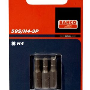 Bahco 59S/H8-3P 1/4"Inbus Bit 8mm - 25 Mm (3st)