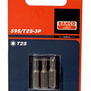 Bahco 59S/T25-3P 1/4"Bit Torx T25 - 25 Mm (3st)