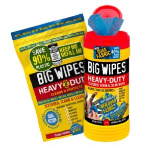 Big Wipes Heavy Duty Pro - 100stk + Refill Pouch