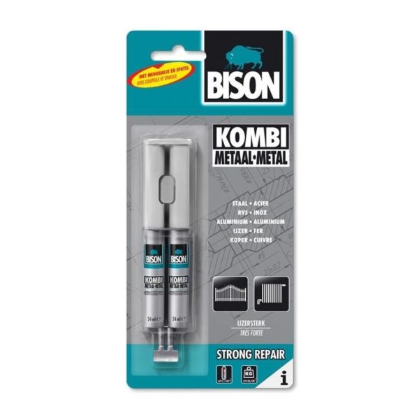 Bison epoxylijm kombi metaal lijm