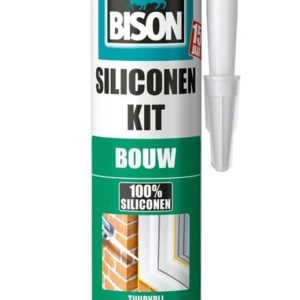 Bison siliconenkit bouw transparant - 310ml