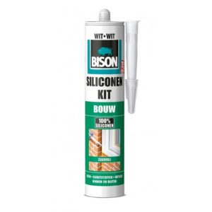 Bison siliconenkit bouw wit 310 ml