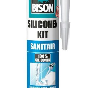 Bison siliconenkit - sanitair Transparant - 310ml