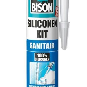 Bison siliconenkit - sanitair antraciet - 310ml