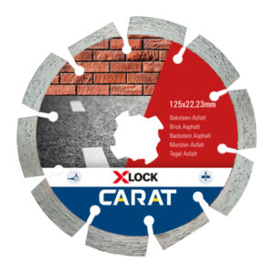 CARAT CAXLOCK125 Diamantzaag X-LOCK BaksteenØ125x22