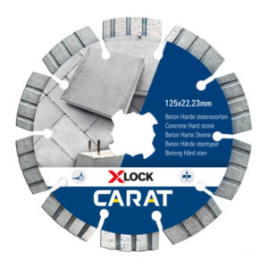 Carat CCXLOCK125 X-Lock Diamantdoorslijpschijf - Beton - 125x22