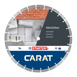 Carat CES4002000 Diamantzaagblad Voor Natzagen - 20 X 400mm - Universeel