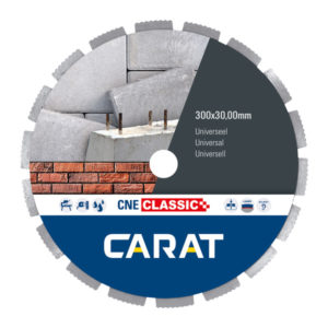 Carat CNEC300500 Diamantzaagblad Voor Natzagen - 300 X 30mm - Beton