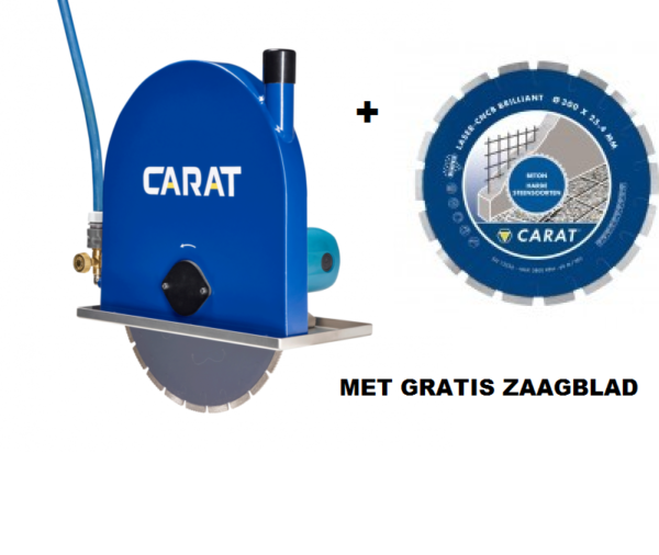 Carat  Muurzaag 350mm Inclusief 1x Diamant Zaagblad +PRCD Schakelaar