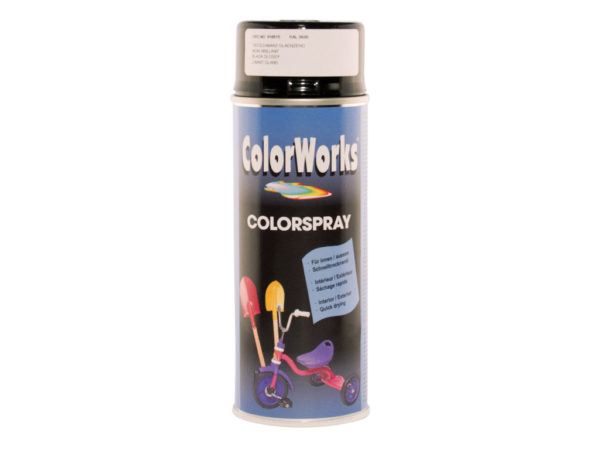 Colorworks Spuitbus Colors HG Zwart - 400ML