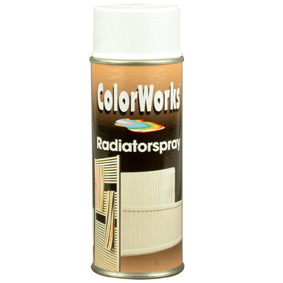 Colorworks Spuitbus Radiatorlak Gebrokenwit - 400ML