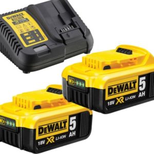 DeWALT DCB115P2 18V Li-Ion Accu Starterset (2x 5.0Ah) + Lader