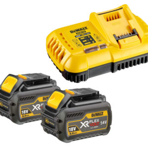 DeWALT DCB118T2 18V / 54V FlexVolt Li-Ion Accu Starterset (2x 6.0Ah) + Lader