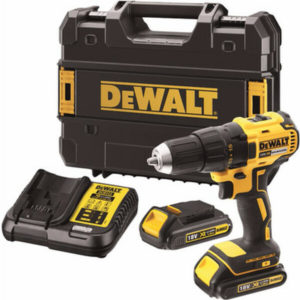 DeWALT DCD777S2T 18V Li-Ion Accu Boor-/schroefmachine Set (2x 1.5Ah Accu) In TSTAK - Koolborstelloos