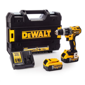 DeWALT DCD796P2 18V Li-Ion Accu Klopboor-/schroefmachine Set (2x 5.0Ah Accu) In Koffer - Koolborstelloos