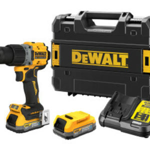 DeWALT DCD800E2T-QW 18V XR Li-ion Accu Klopboormachine Set (2x PowerStack) In TSTAK Koffer