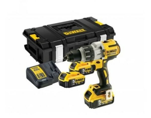 DeWALT DCD996P3K 18V Li-ion XR Accu Klopboor-/schroefmachine Set (3x 5.0Ah) In TSTAK Koffer - Koolborstelloos