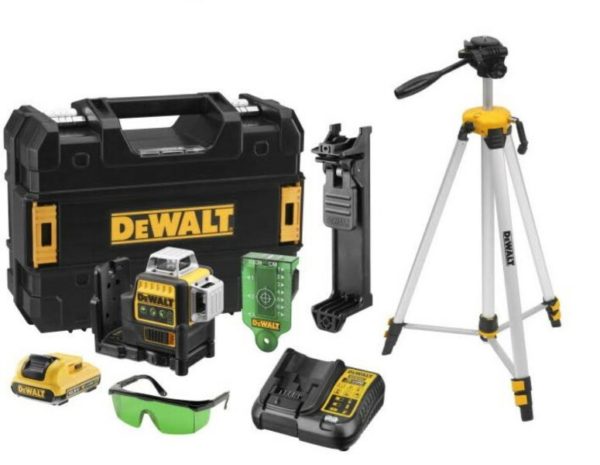 DeWALT DCE089D1GTRI 10.8V Li-Ion Accu Kruislijnlaser In Koffer (1x 2