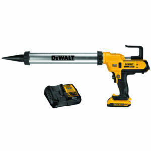 DeWALT DCE580D1 18V Li-Ion Accu Lijm- En Kitspuit Set (1x 2.0Ah Accu) Incl. Worsthouder (300-600ml) In Koffer