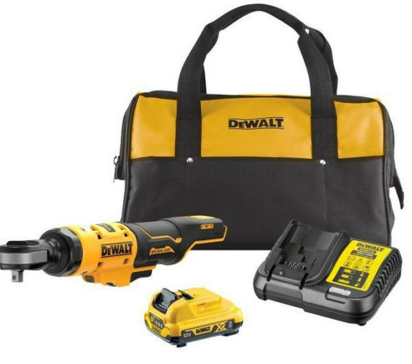 DeWALT DCF503D1-QW 12V Li-ion Accu Haakse Ratelsleutel Set (1x 2.0Ah) - In Draagtas - 3/4"