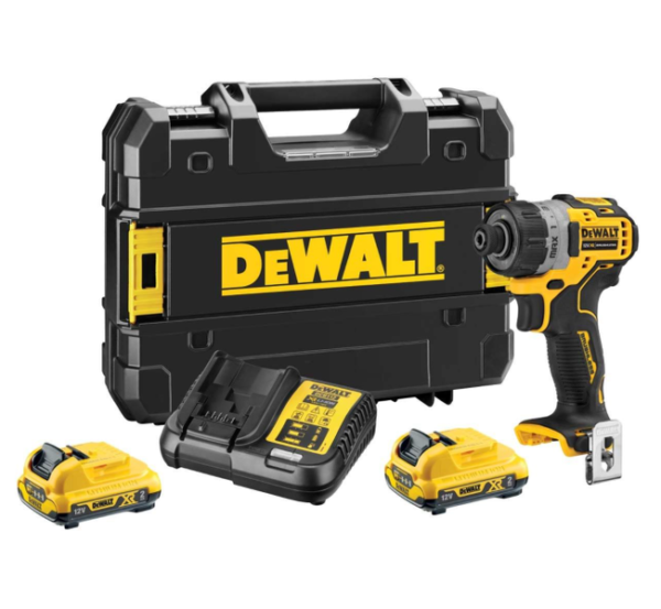 DeWALT DCF601D2 12V Li-ion Compacte Accu Slagschroefmachine Set (2x 2.0Ah) - 1/4"In Koffer