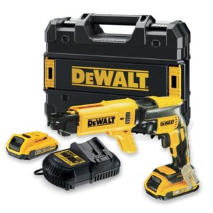 DeWALT DCF620D2K 18V Li-Ion Accu Gipsschroefmachine / Bandschroefmachine Set (2x 2.0Ah Accu) In TSTAK - Koolborstelloos - 25-57mm