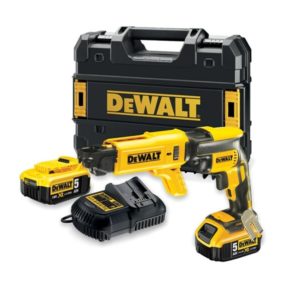 DeWALT DCF620P2K 18V Li-Ion Accu Gipsschroefmachine / Bandschroefmachine Set (2x 5.0Ah Accu) In TSTAK - Koolborstelloos - 25-57mm