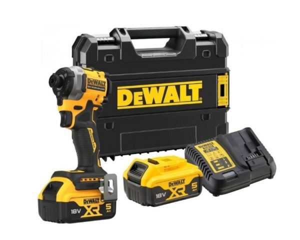 DeWALT DCF850P2T-QW 18V Li-ion XR Accu Slagschroevendraaier Set (2x 5.0Ah) In TSTAK Koffer