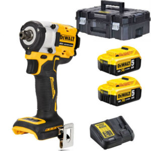 DeWALT DCF922P2T 18V Li-ion XR Accu Slagmoersleutel Set (2x 5.0Ah) - 1/2"Met Ratel In TSTAK Koffer