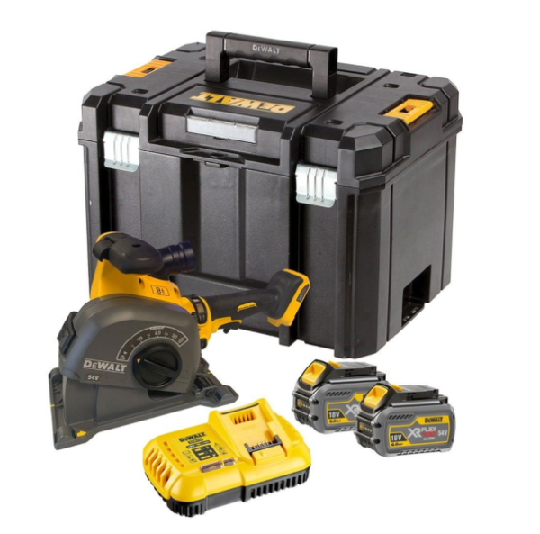 DeWALT DCG200T2 54V Li-ion FlexVolt Accu Sleuvenfrees Set (2x 6.0Ah) In TSTAK Koffer - 125mm