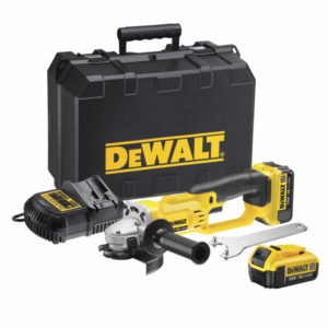 DeWALT DCG412M2 18V Li-Ion Accu Haakse Slijper Set (2x 4.0Ah Accu) In Koffer - 125mm