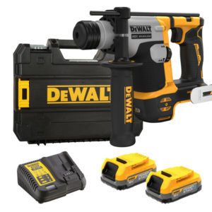 DeWALT DCH172E2T 18V Li-ion Accu Boorhamer Set (2x PowerStack Accu's) In TSTAK Koffer - SDS-Plus - 1.4J