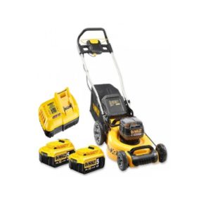 DeWALT DCMW564P2 18V Li-Ion Accu Grasmaaier Set (2x 5.0Ah Accu) Incl. 1 Opvangzak - 55L - 48cm