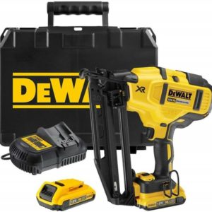 DeWALT DCN660D2 18V Li-Ion Accu Afwerk Tacker Set (2x 2.0Ah Accu) In Koffer - 32-63mm - 16 Gauge - Koolborstelloos