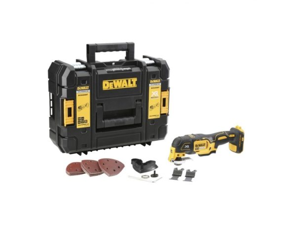 DeWALT DCS355NT 18V Li-Ion Accu Multitool Body + 35 Delige Accessoireset In TSTAK - Koolborstelloos