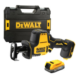 DeWALT DCS369E1T-XJ 18V Li-ion XR Accu Reciprozaag Set (1x Powerstack Accu) In TSTAK Koffer