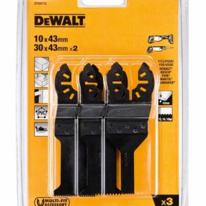 DeWALT DT20713 3 Delige Multitool Universele Zaagbladen Set