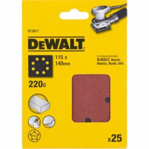 DeWALT DT3017 Vlak Schuurvel - K220 - 115 X 140mm (25st)