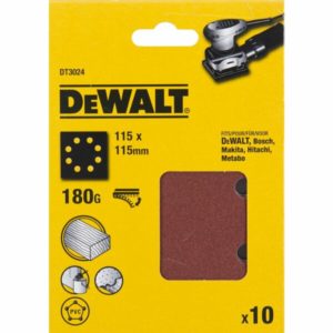 DeWALT DT3024 Vlak Schuurvel - K180 - 115 X 115mm (10st)