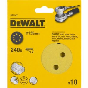 DeWALT DT3107 Schuurschijf - K240 - 125mm (10st)