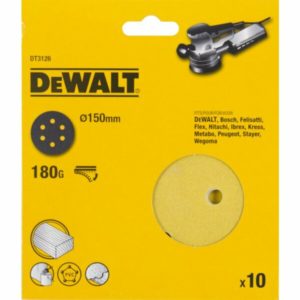 DeWALT DT3126 Schuurschijf - K180 - 150mm (10st)